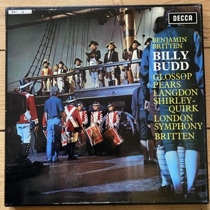 SET 379-81 Britten Billy Budd / Glossop / Britten etc. W/B 3 LP box