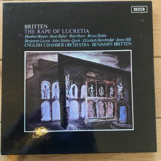 SET 492-3 Britten The Rape of Lucretia / Harper / Britten etc. 2 LP box