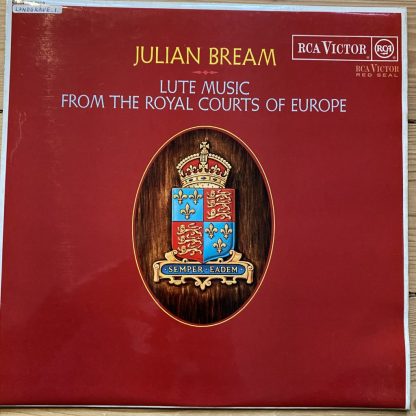 SB 6698 Julian Bream Lute Music From The Royal Courts of Europe