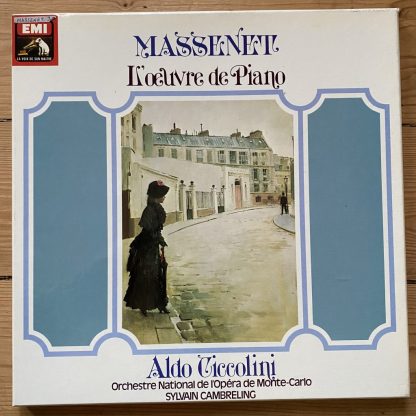 2 C 167-73005/7 Massenet L' Ouvre De Piano / Aldo Ciccolini 3 LP Box Set