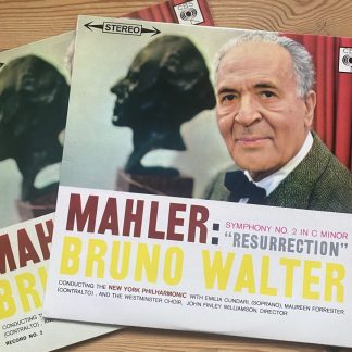 SBRG 72182/83 Mahler Symphony No. 5 / Bernstein 2 LP set