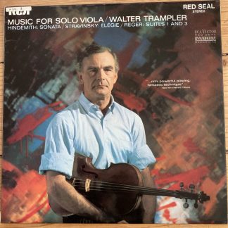 SB 6789 Music For Solo Viola / Walter Trampler