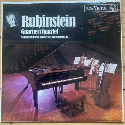 SB 6760 Schumann Piano Quintet in E Flat Major / Rubenstein / Guarneri Quartet