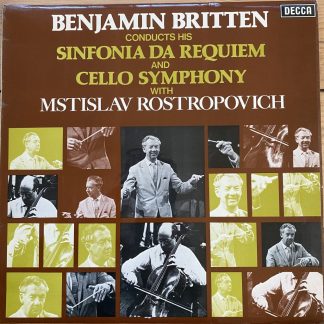 SXL 6641 Britten Sinfonia Da Requiem / Cello Symphony / Rostropovich