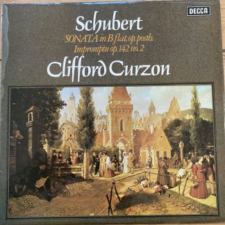SXL 6580 Schubert Sonata In B Flat