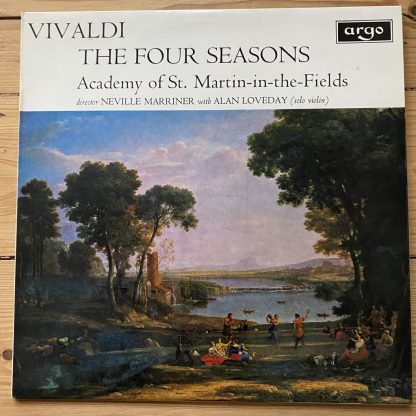 ZRG 654 Vivaldi The Four Seasons / Alan Loveday / Marriner / ASMF OVAL