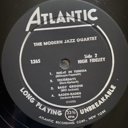 ATLANTIC 1265 The Modern Jazz Quartet DG