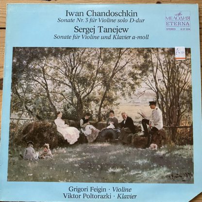 8 27 324 Chandoschkin / Tanejew Violin Sonatas