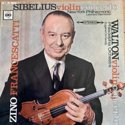 SBRG 72351 Sibelius / Walton Violin Concertos / Zino Francescatti / Ormandy