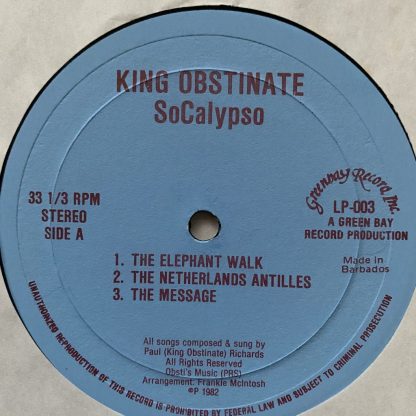 LP-003 King Obstinate Socalypso