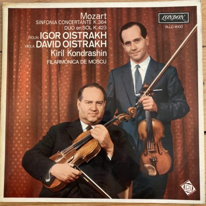 SXL 6088 Mozart Sinfonia Concertante / Duo In G