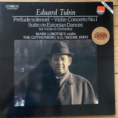 BIS-LP-286 Tubin Violin Concerto No. 1 etc. / Mark Lubotsky