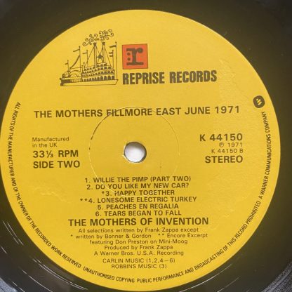 K44150 The Mothers Fillmore East - June 1971