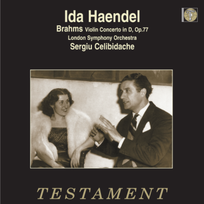 SBTLP 1038 Brahms Violin Concerto / Ida Haendel / Sergiu Celibidache