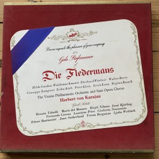 SET 201/2/3 Strauss Die Fledermaus / Karajan etc. 3 LP box set