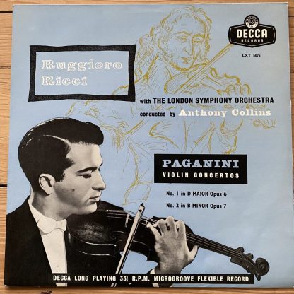 LXT 5075 Paganini Violin Concertos Nos. 1 & 2