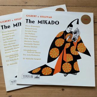 ASD 256-7 Gilbert & Sullivan The Mikado / Sargent W/G 2 LP set