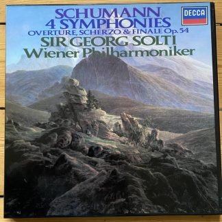 D190D 3 Schumann 4 Symphonies / Solti / VPO 3 LP box