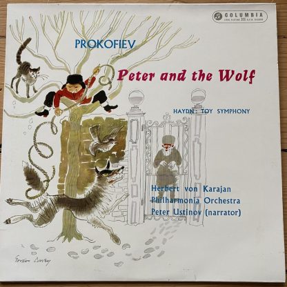 33CX 1559 Prokofiev Peter & the Wolf / Haydn Toy Symphony / Karajan / Ustinov B/G