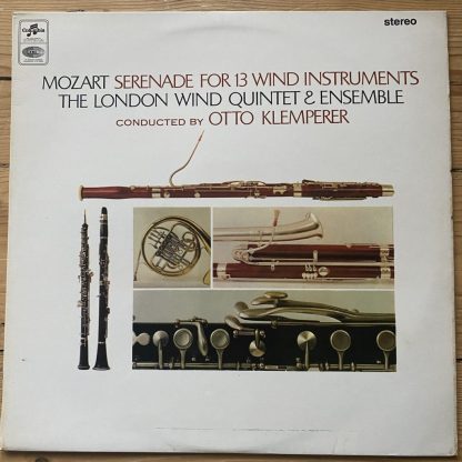 SAX 5259 Mozart Serenade for 13 Winds / London Wind / Klemperer E/R