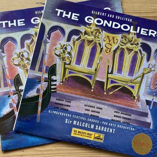 ASD 265-6 Gilbert & Sullivan The Gondoliers / Malcom Sargent S/C 2 LP set