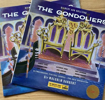 ASD 265-6 Gilbert & Sullivan The Gondoliers / Malcom Sargent S/C 2 LP set