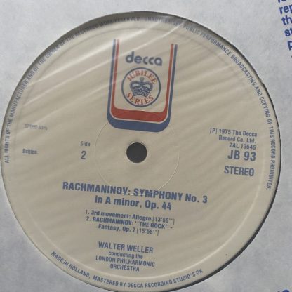 JB 91-93 Rachmaninov The Three Symphonies