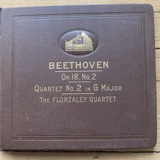 DA 851/54 Beethoven Quartet Op. 18 No. 2