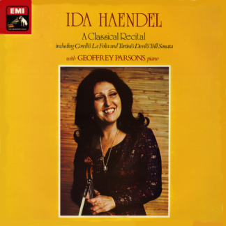 ASD 3352 Classical Recital Ida Haendel
