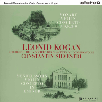 SSAX 1744 Mendelssohn / Mozart Violin Concertos / Leonid Kogan / Silvestri