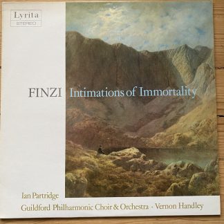 SRCS 75 Finzi Intimations of Immortality / Ian Partridge / Handley / HP LIST