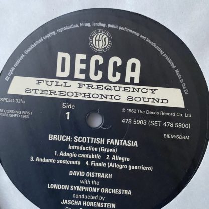 SXL 2400 Decca Sound - 6 Analog LP's box set
