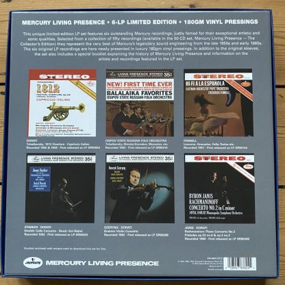 478 3824 Mercury Living Presence - The Collector's Edition 6 LP box