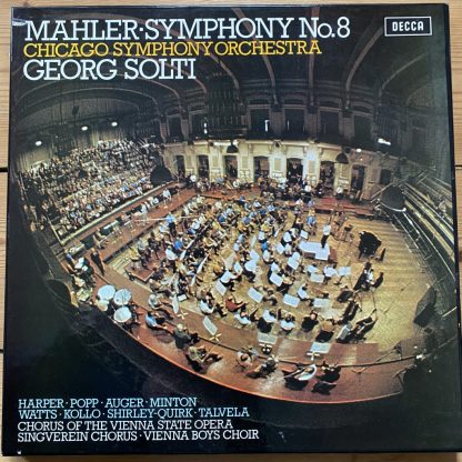 SET 534-5 Mahler Symphony No. 8 / Solti / CSO 2 LP box