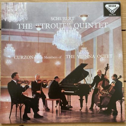 SXL 2110 Schubert The Trout Quintet / Curzon / Vienna Octet