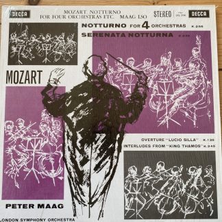 SXL 2196 Mozart Notturno for 4 Orchestras etc. / Maag