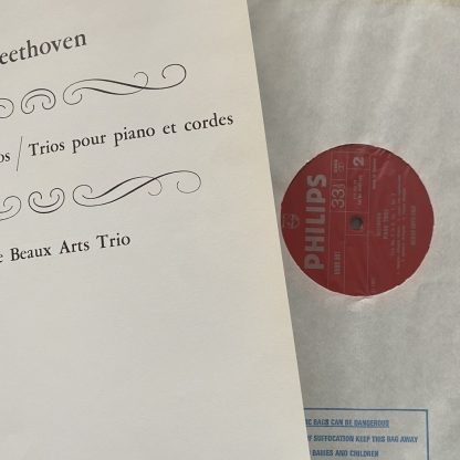 6747 142 Beethoven Piano Trios / Beaux Arts Trio 4 LP Box