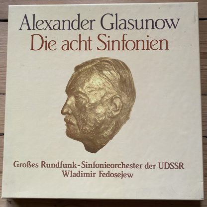999 001-8 Glazunov The 8 Symphonies / Fedosejew 8 LP box