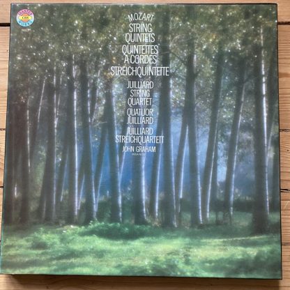 79322 Mozart String Quintets / Juilliard String Quartet 3 LP box