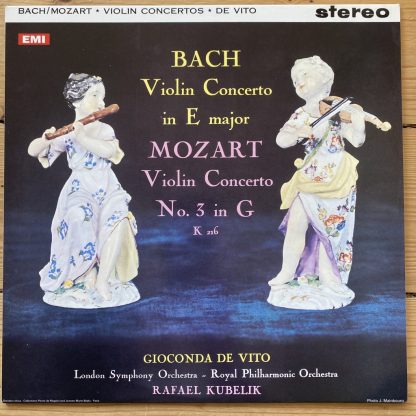 ASD 429 Bach / Mozart Violin Concertos / Gioconda De Vito 180 gram