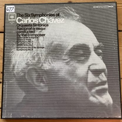 C 32 31 0002 The Six Symphonies of Carlos Chavez 3 LP box