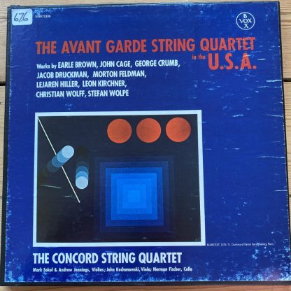 SVBX 5306 Avant Garde String Quartets in the USA 3 LP Box