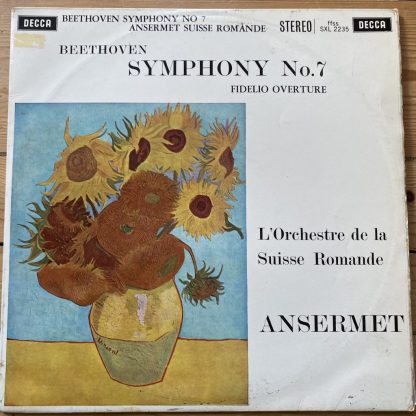 SXL 2235 Beethoven Symphony No.7 & Fidelio Overture L'OSR Ansermet