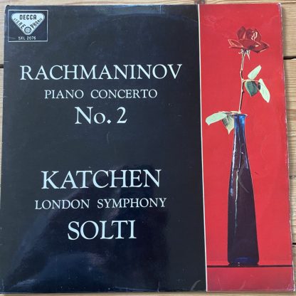SXL 2076 Rachmaninov Piano Concerto No. 2 / Katchen / Solti / LSO W/B