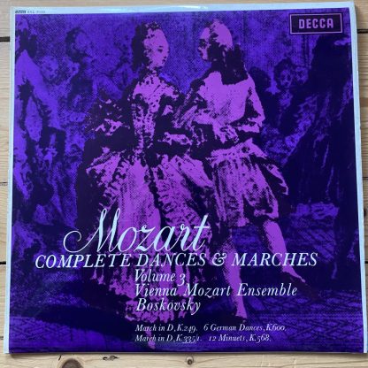 SXL 6133 Mozart Dances & Marches Vol. 3