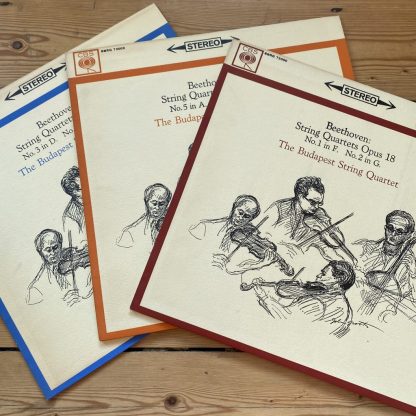 SBRG 7200/02 Beethoven String Quartets Op. 18 1-6 / Budapest Quartet 3 LP set