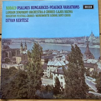 SXL 6497 Kodaly Psalmus Hungaricus / Peacock Variations / Kertesz / LSO