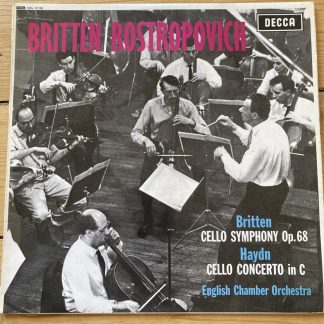 SXL 6138 Britten Cello Symphony / Haydn Cello Concerto / Rostropovich W/B