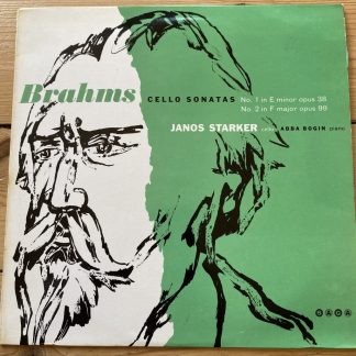 XID 5164 Brahms Cello Sonatas / Janos Starker / Alba Bogin