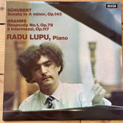 SXL 6504 Schubert Sonata In A / Brahms Rhapsody No.1 & 3 Imtermezzi Radu Lupu